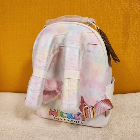 Loungefly Disney Mickey Mouse & Friends Tie-Dye Mini Backpack Minnie Daisy NEW main image 4